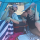The author (who reapplied twice) and his friend, enjoying the shade and not harming anyone else while doing it.